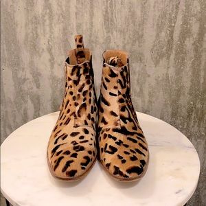 Steve Madden Horsehair Leopard Boots